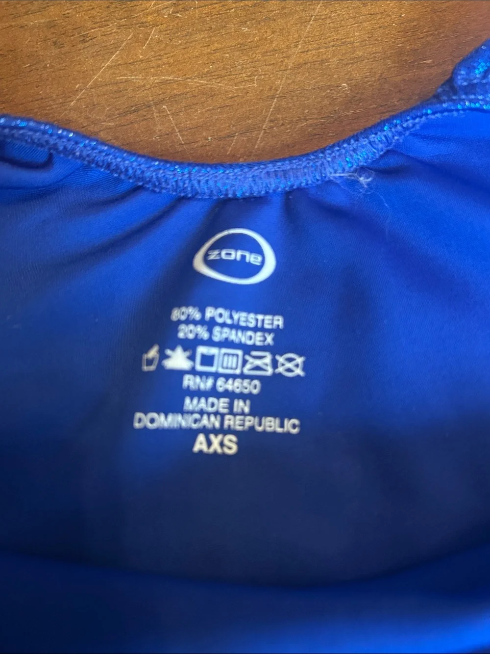 Girls' Shimmer Ozone Gymnastics leotard AXS - Royal Blue